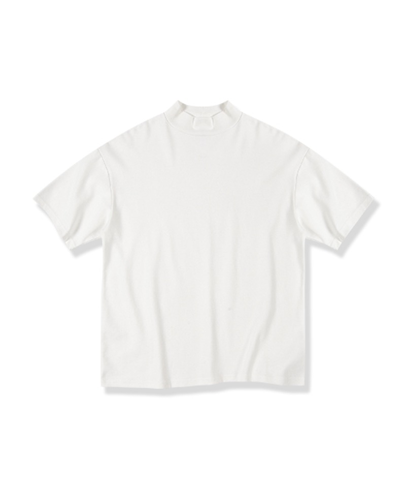 (3월 4일 예약배송) 하프넥 반팔 티셔츠 (IVORY)